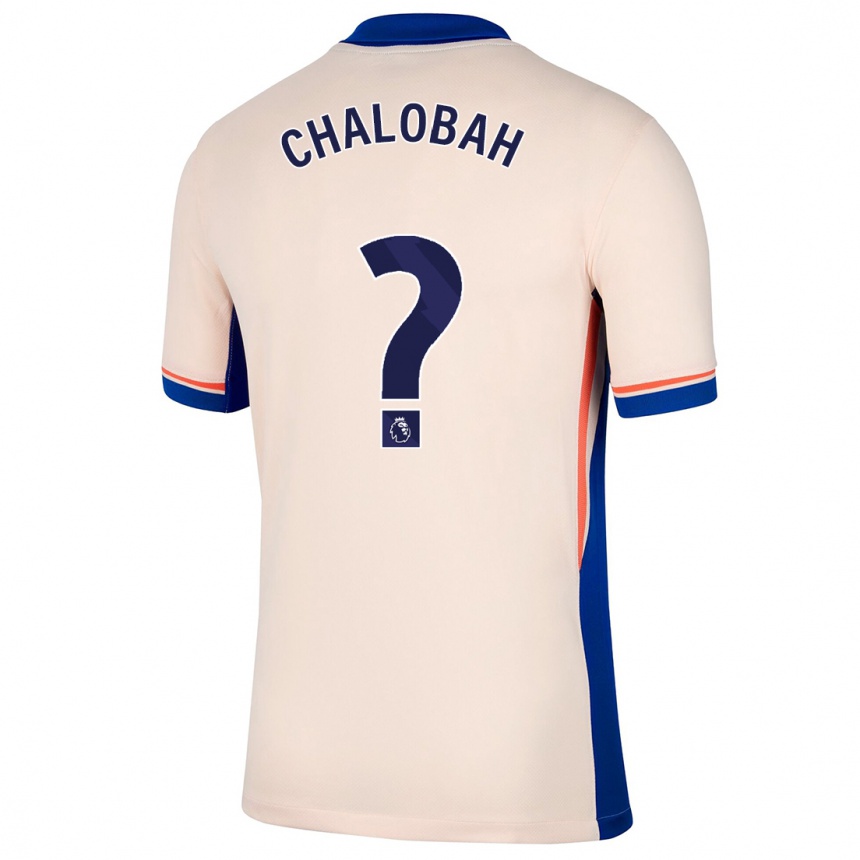 Vaikiškas Trevoh Chalobah #0 Šviesiai Smėlio Spalvos Išvykos Marškinėliai 2024/25 T-Shirt