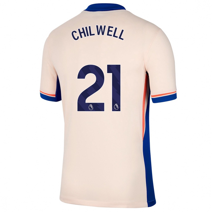 Vaikiškas Ben Chilwell #21 Šviesiai Smėlio Spalvos Išvykos Marškinėliai 2024/25 T-Shirt