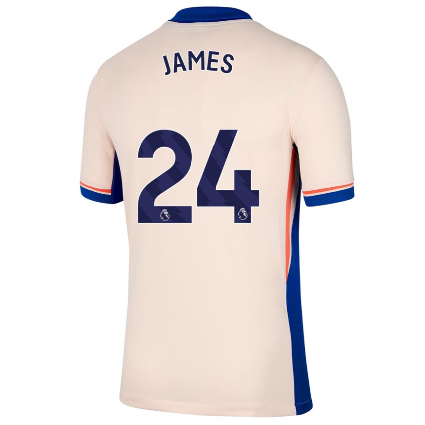 Vaikiškas Reece James #24 Šviesiai Smėlio Spalvos Išvykos Marškinėliai 2024/25 T-Shirt