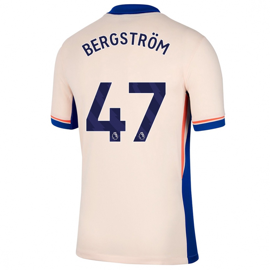 Vaikiškas Lucas Bergström #47 Šviesiai Smėlio Spalvos Išvykos Marškinėliai 2024/25 T-Shirt