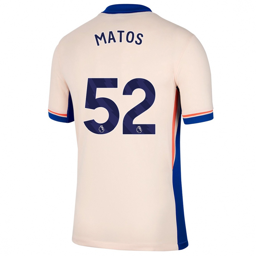 Vaikiškas Alex Matos #52 Šviesiai Smėlio Spalvos Išvykos Marškinėliai 2024/25 T-Shirt