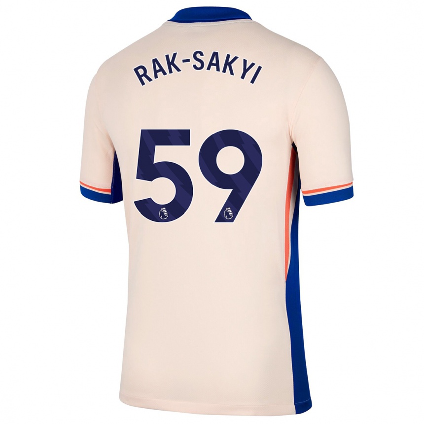 Vaikiškas Sam Rak-Sakyi #59 Šviesiai Smėlio Spalvos Išvykos Marškinėliai 2024/25 T-Shirt