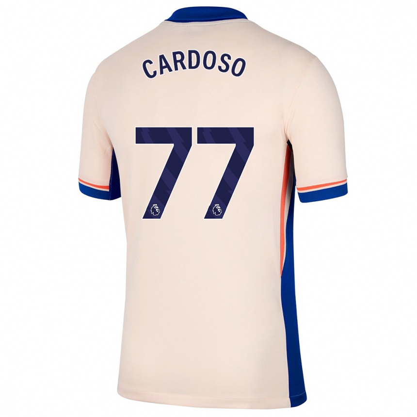 Vaikiškas Leo Cardoso #77 Šviesiai Smėlio Spalvos Išvykos Marškinėliai 2024/25 T-Shirt