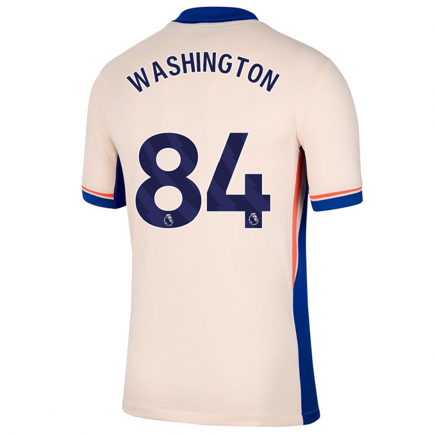 Vaikiškas Marcell Washington #84 Šviesiai Smėlio Spalvos Išvykos Marškinėliai 2024/25 T-Shirt