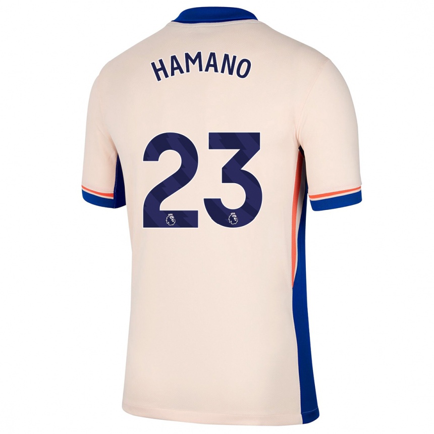 Vaikiškas Maika Hamano #23 Šviesiai Smėlio Spalvos Išvykos Marškinėliai 2024/25 T-Shirt