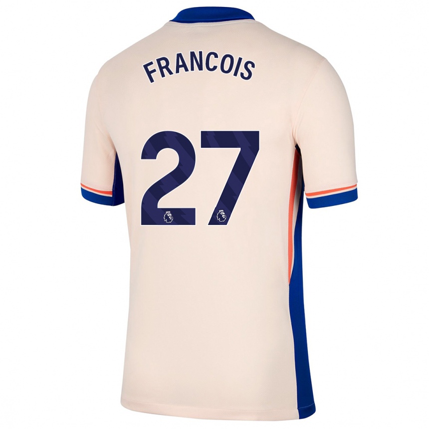 Vaikiškas Oriane Jean-François #27 Šviesiai Smėlio Spalvos Išvykos Marškinėliai 2024/25 T-Shirt