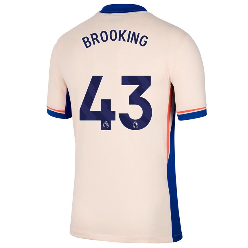 Vaikiškas Josh Brooking #43 Šviesiai Smėlio Spalvos Išvykos Marškinėliai 2024/25 T-Shirt