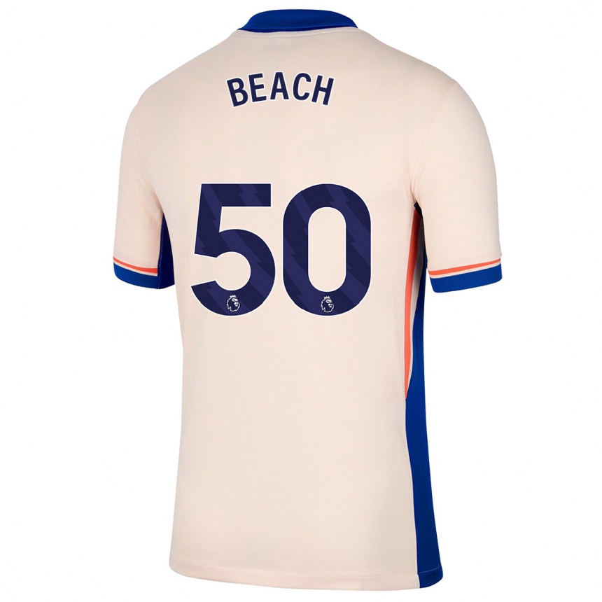 Vaikiškas Eddie Beach #50 Šviesiai Smėlio Spalvos Išvykos Marškinėliai 2024/25 T-Shirt