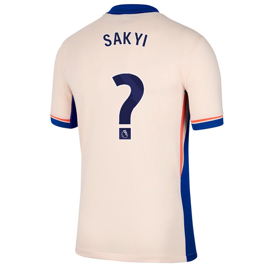 Vaikiškas Samuel Rak-Sakyi #0 Šviesiai Smėlio Spalvos Išvykos Marškinėliai 2024/25 T-Shirt