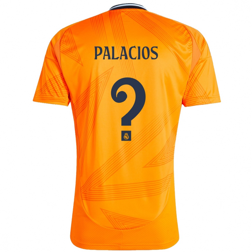 Vaikiškas Cesar Palacios #0 Oranžinė Išvykos Marškinėliai 2024/25 T-Shirt