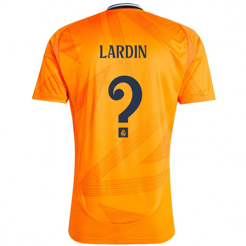 Vaikiškas Carlos Lardin #0 Oranžinė Išvykos Marškinėliai 2024/25 T-Shirt