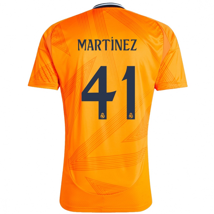 Vaikiškas Joan Martínez #41 Oranžinė Išvykos Marškinėliai 2024/25 T-Shirt