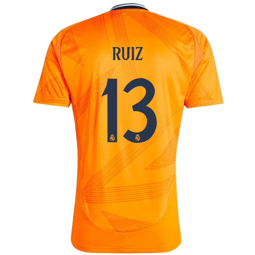 Vaikiškas Guillermo Ruiz #13 Oranžinė Išvykos Marškinėliai 2024/25 T-Shirt