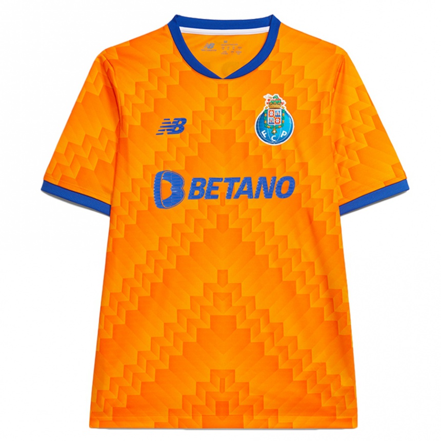 Vaikiškas Gonçalo Borges #70 Oranžinė Išvykos Marškinėliai 2024/25 T-Shirt