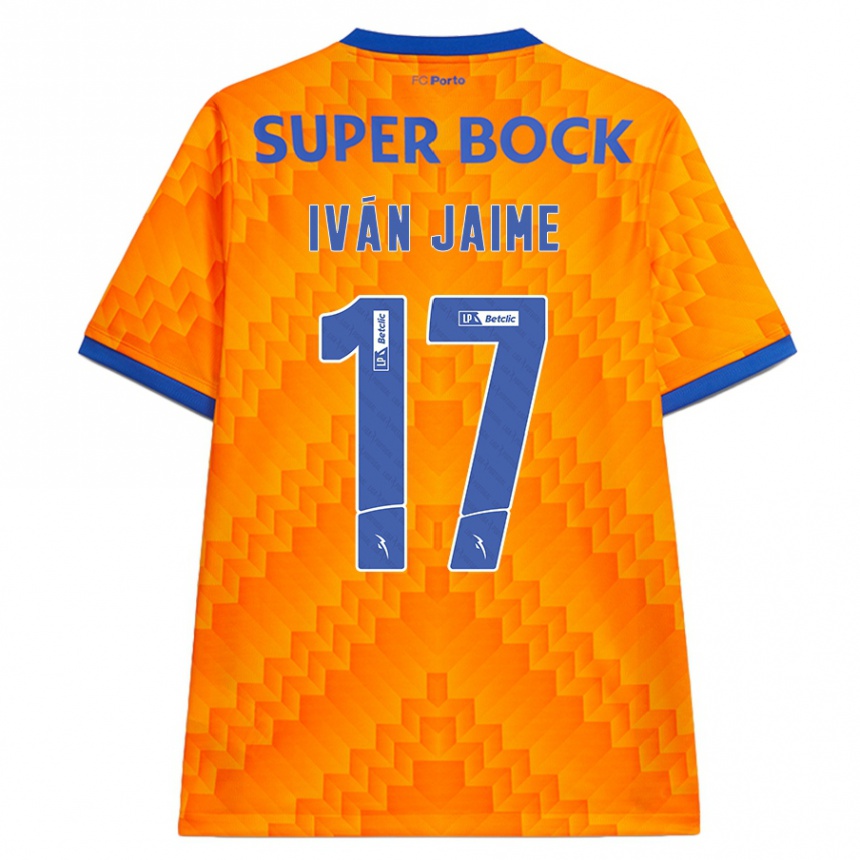 Vaikiškas Iván Jaime #17 Oranžinė Išvykos Marškinėliai 2024/25 T-Shirt