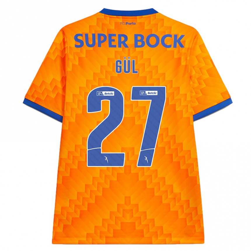 Vaikiškas Deniz Gül #27 Oranžinė Išvykos Marškinėliai 2024/25 T-Shirt