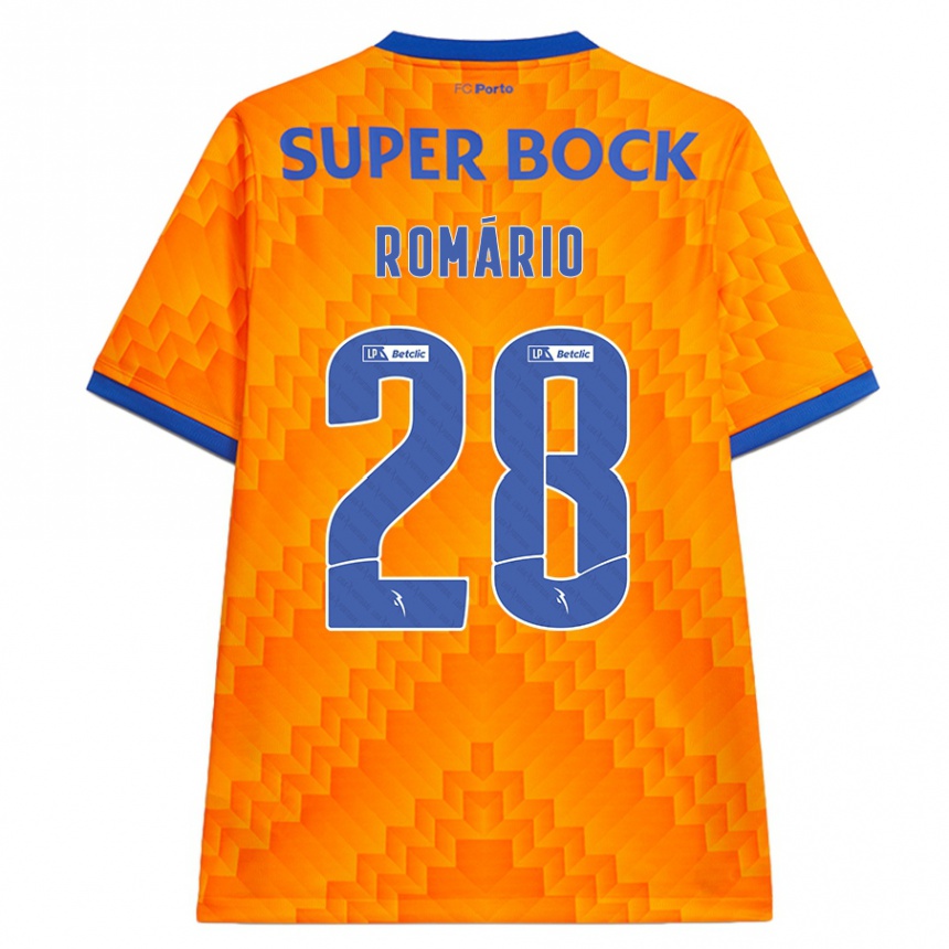 Vaikiškas Romário Baró #28 Oranžinė Išvykos Marškinėliai 2024/25 T-Shirt