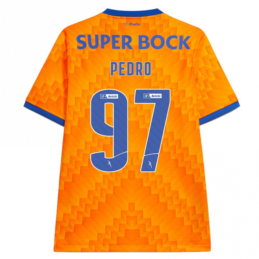 Vaikiškas Zé Pedro #97 Oranžinė Išvykos Marškinėliai 2024/25 T-Shirt