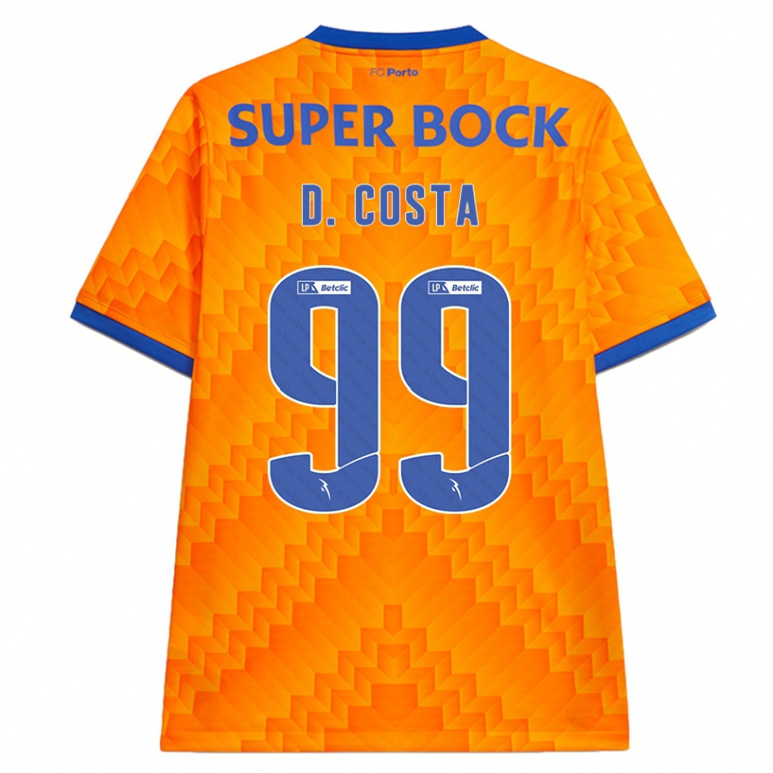 Vaikiškas Diogo Costa #99 Oranžinė Išvykos Marškinėliai 2024/25 T-Shirt