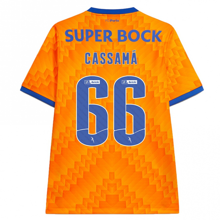 Vaikiškas Adramane Cassamá #66 Oranžinė Išvykos Marškinėliai 2024/25 T-Shirt