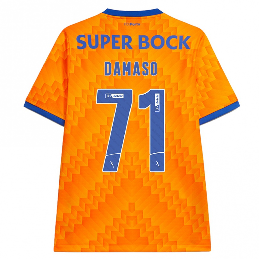 Vaikiškas Nico Damaso #71 Oranžinė Išvykos Marškinėliai 2024/25 T-Shirt