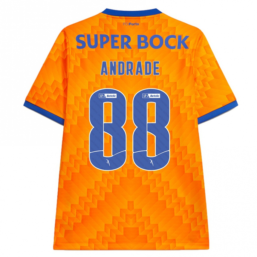 Vaikiškas Domingos Andrade #88 Oranžinė Išvykos Marškinėliai 2024/25 T-Shirt