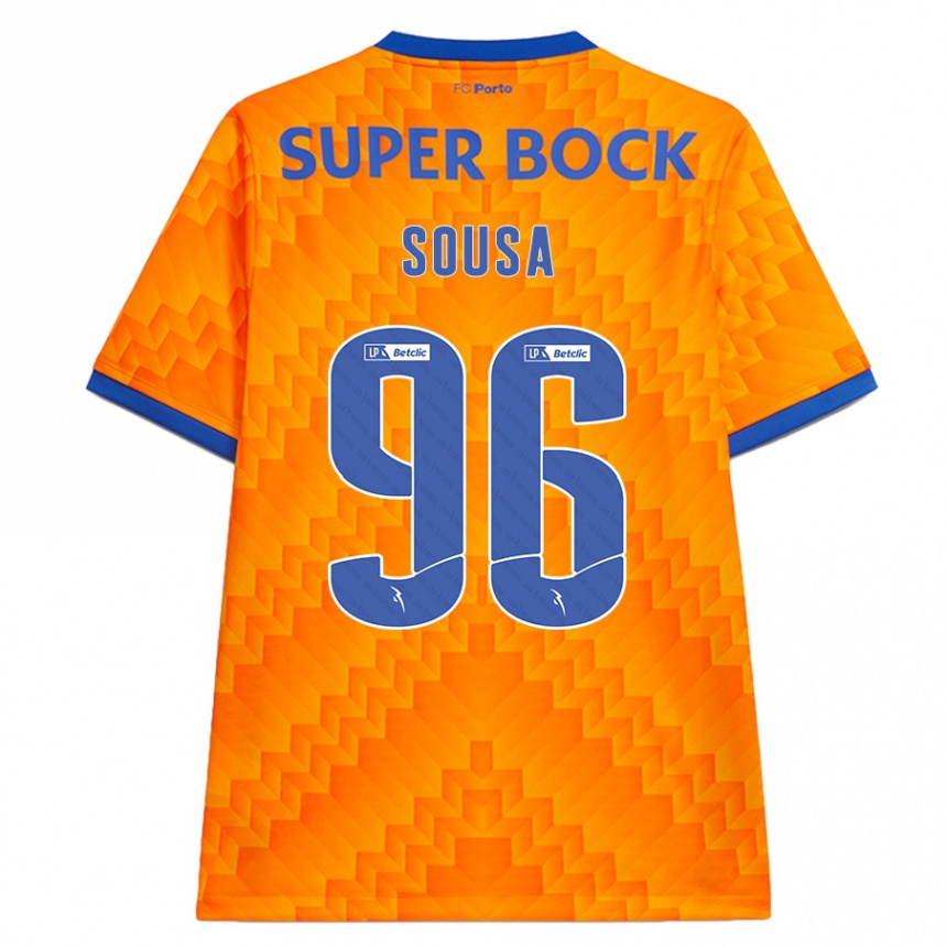 Vaikiškas Filipe Sousa #96 Oranžinė Išvykos Marškinėliai 2024/25 T-Shirt