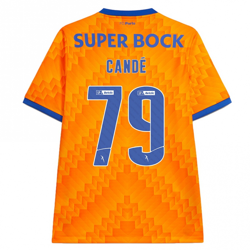 Vaikiškas Umaro Candé #79 Oranžinė Išvykos Marškinėliai 2024/25 T-Shirt