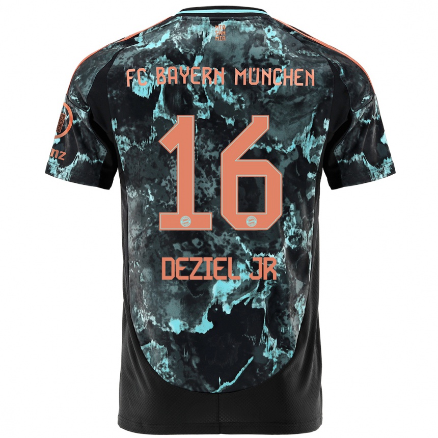 Vaikiškas Robert Deziel Jr #16 Juoda Išvykos Marškinėliai 2024/25 T-Shirt