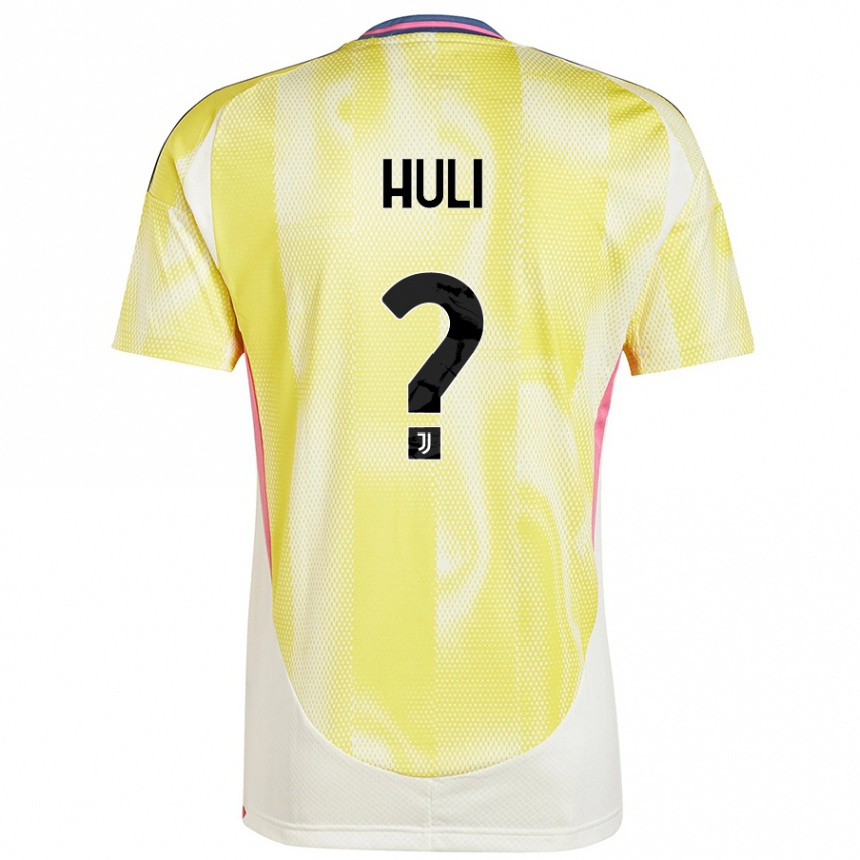 Vaikiškas Raffaele Huli #0 Saulės Geltona Išvykos Marškinėliai 2024/25 T-Shirt