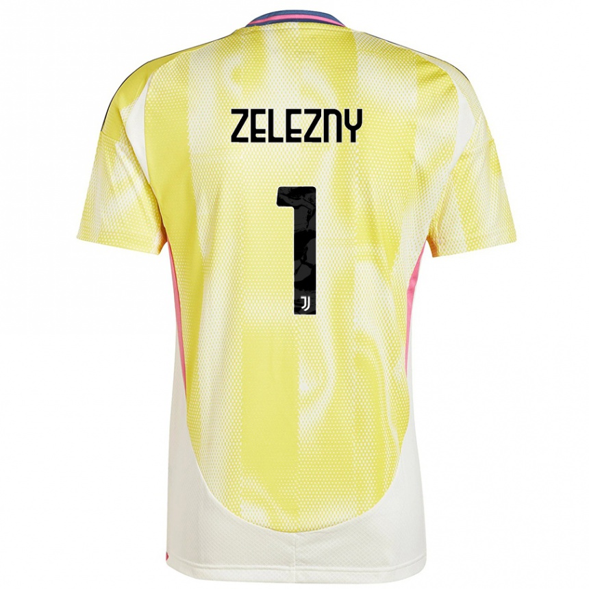 Vaikiškas Radoslaw Zelezny #1 Saulės Geltona Išvykos Marškinėliai 2024/25 T-Shirt