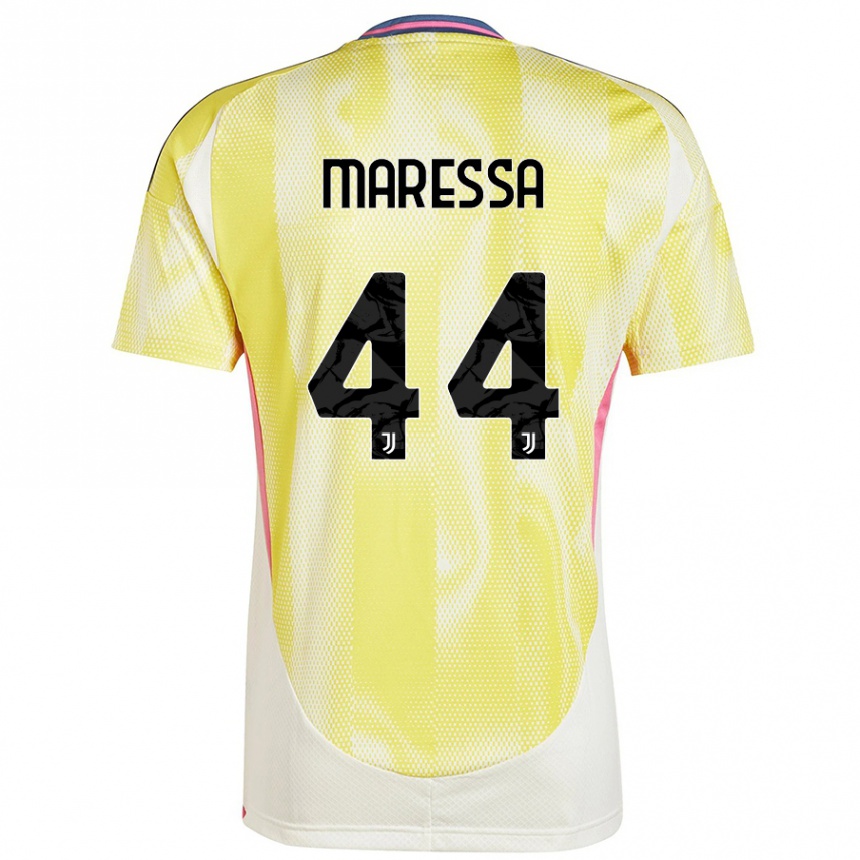 Vaikiškas Tommaso Maressa #44 Saulės Geltona Išvykos Marškinėliai 2024/25 T-Shirt