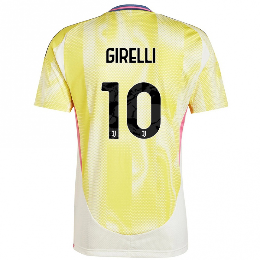 Vaikiškas Cristiana Girelli #10 Saulės Geltona Išvykos Marškinėliai 2024/25 T-Shirt