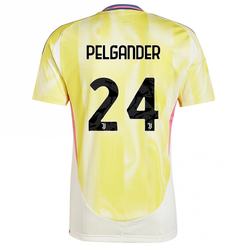 Vaikiškas Elsa Pelgander #24 Saulės Geltona Išvykos Marškinėliai 2024/25 T-Shirt