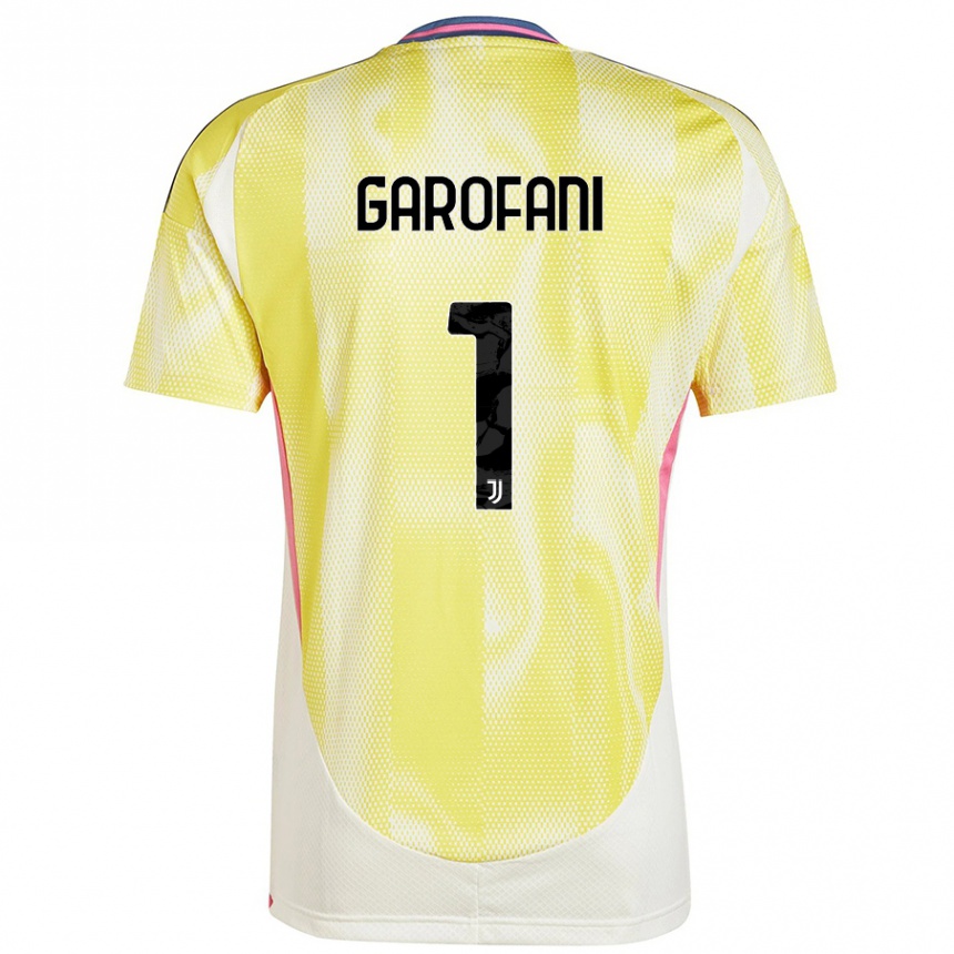 Vaikiškas Giovanni Garofani #1 Saulės Geltona Išvykos Marškinėliai 2024/25 T-Shirt