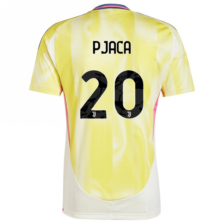 Vaikiškas Marko Pjaca #20 Saulės Geltona Išvykos Marškinėliai 2024/25 T-Shirt