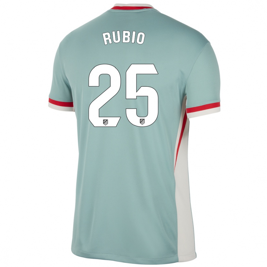 Vaikiškas Daniel Rubio #25 Šviesiai Smėlio Spalvos Mėlyna Išvykos Marškinėliai 2024/25 T-Shirt