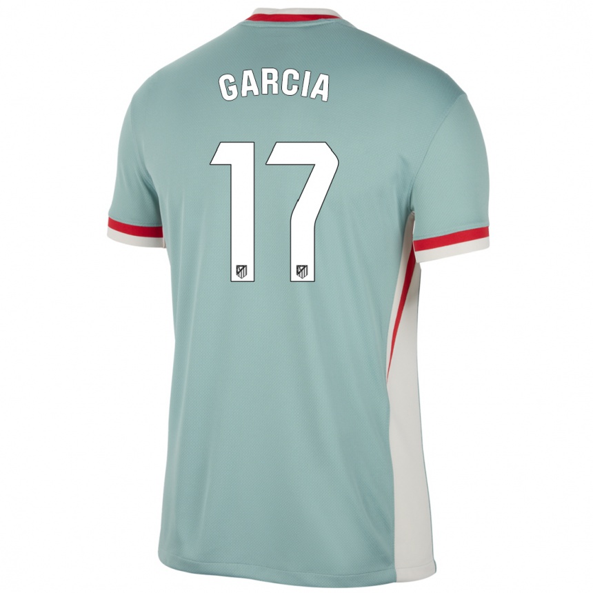 Vaikiškas Gaby García #17 Šviesiai Smėlio Spalvos Mėlyna Išvykos Marškinėliai 2024/25 T-Shirt