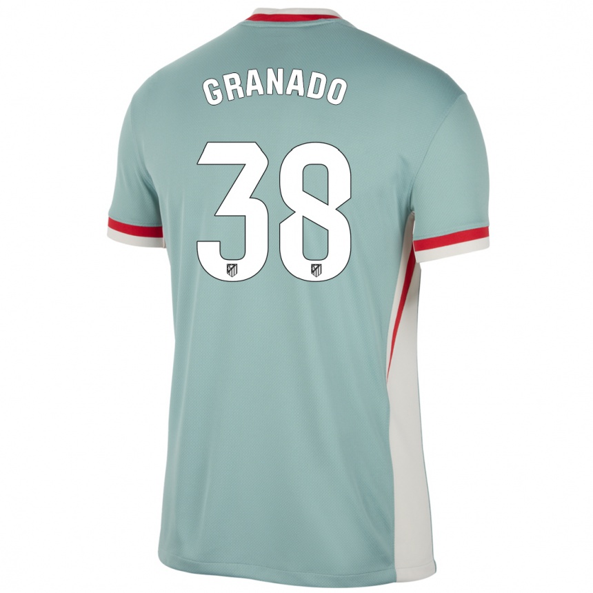 Vaikiškas Adrian Granado #38 Šviesiai Smėlio Spalvos Mėlyna Išvykos Marškinėliai 2024/25 T-Shirt