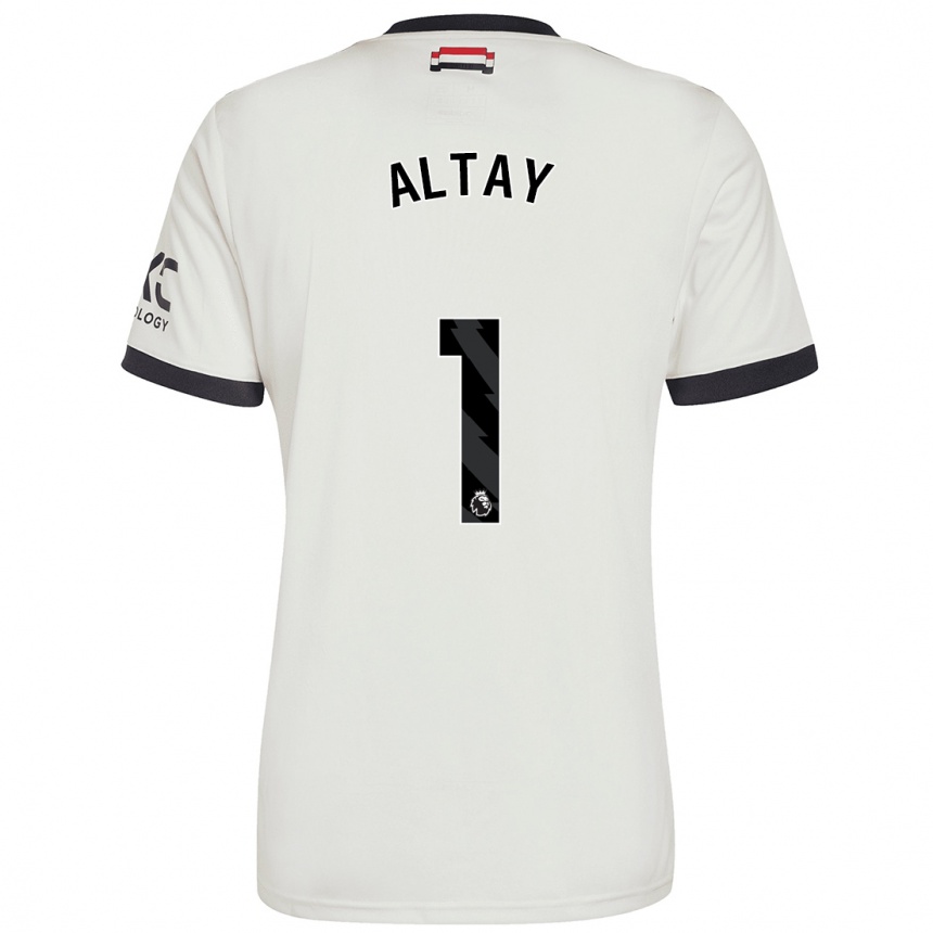 Vaikiškas Altay Bayindir #1 Nespalvotas Trečias Marškinėliai 2024/25 T-Shirt