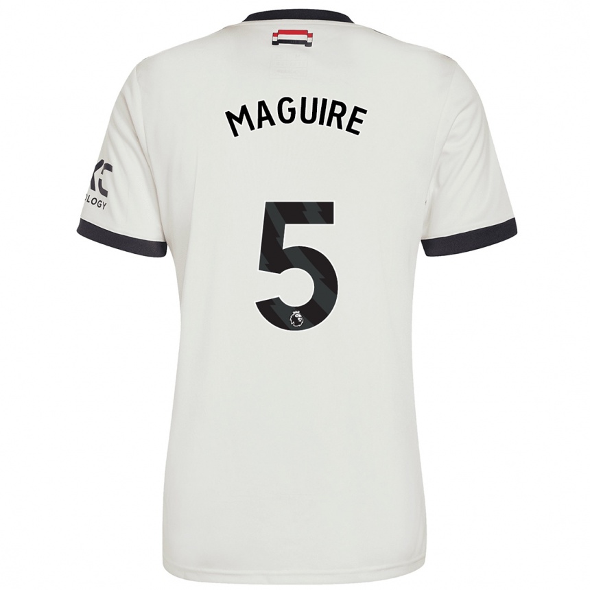 Vaikiškas Harry Maguire #5 Nespalvotas Trečias Marškinėliai 2024/25 T-Shirt