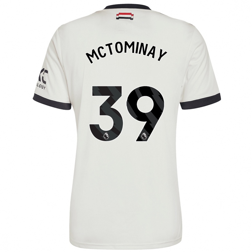 Vaikiškas Scott Mctominay #39 Nespalvotas Trečias Marškinėliai 2024/25 T-Shirt