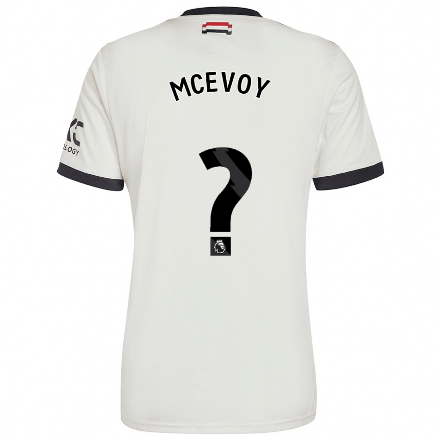 Vaikiškas Jay Mcevoy #0 Nespalvotas Trečias Marškinėliai 2024/25 T-Shirt