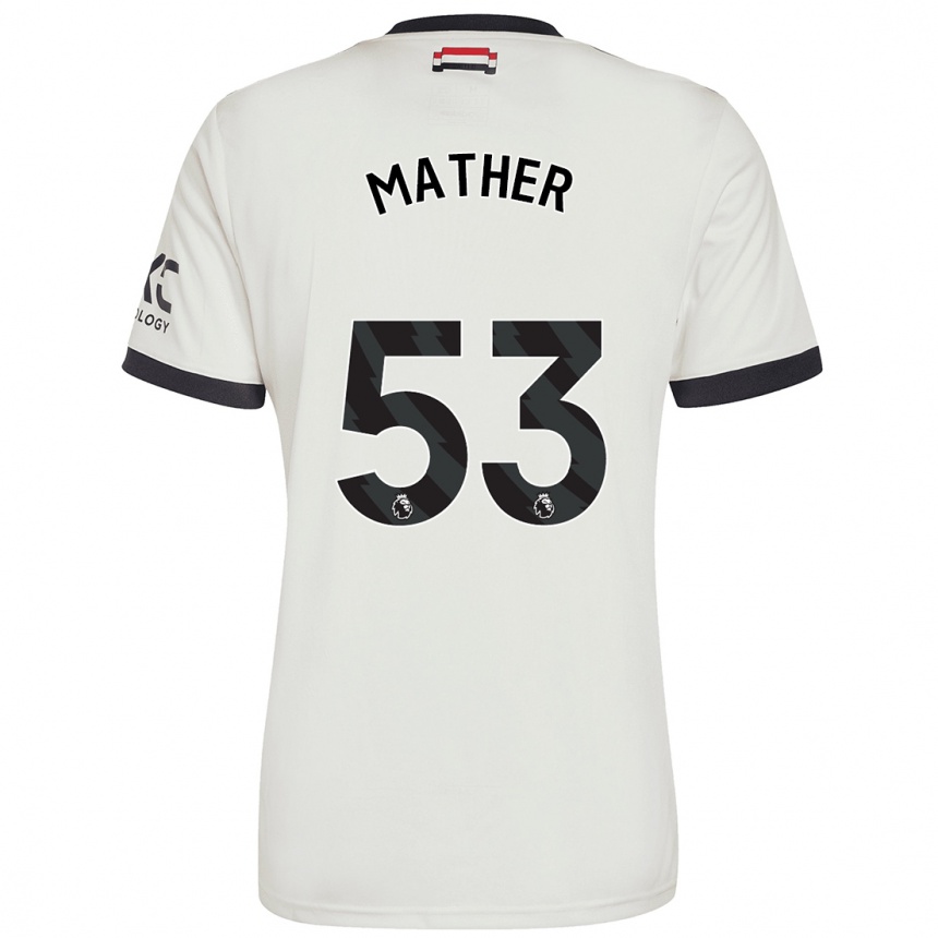 Vaikiškas Sam Mather #53 Nespalvotas Trečias Marškinėliai 2024/25 T-Shirt