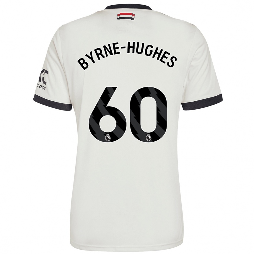 Vaikiškas Cameron Byrne-Hughes #60 Nespalvotas Trečias Marškinėliai 2024/25 T-Shirt