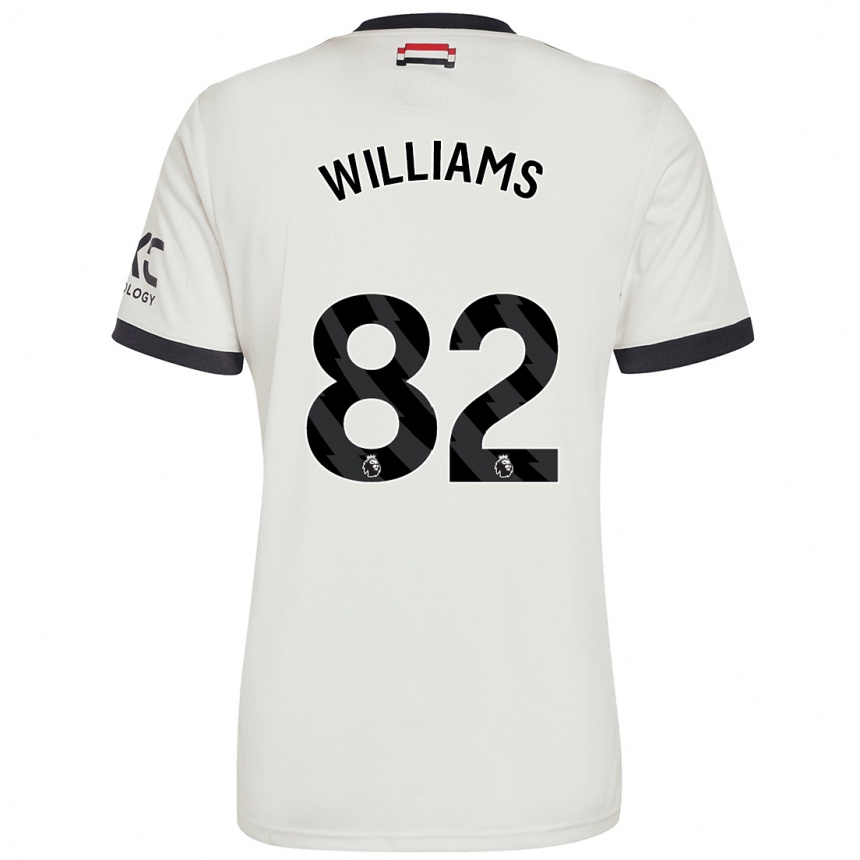 Vaikiškas Ethan Williams #82 Nespalvotas Trečias Marškinėliai 2024/25 T-Shirt