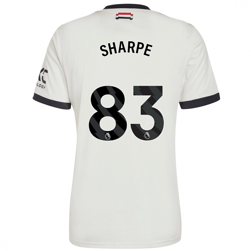 Vaikiškas Malachi Sharpe #83 Nespalvotas Trečias Marškinėliai 2024/25 T-Shirt