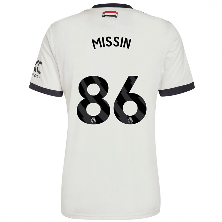 Vaikiškas Ashton Missin #86 Nespalvotas Trečias Marškinėliai 2024/25 T-Shirt