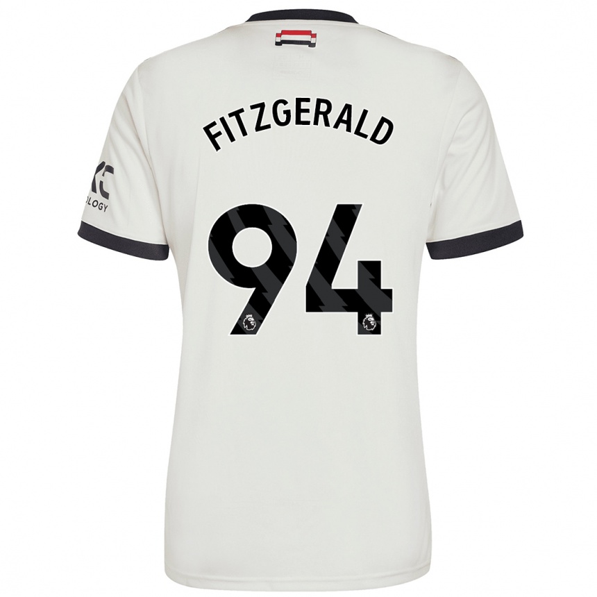 Vaikiškas Jayce Fitzgerald #94 Nespalvotas Trečias Marškinėliai 2024/25 T-Shirt