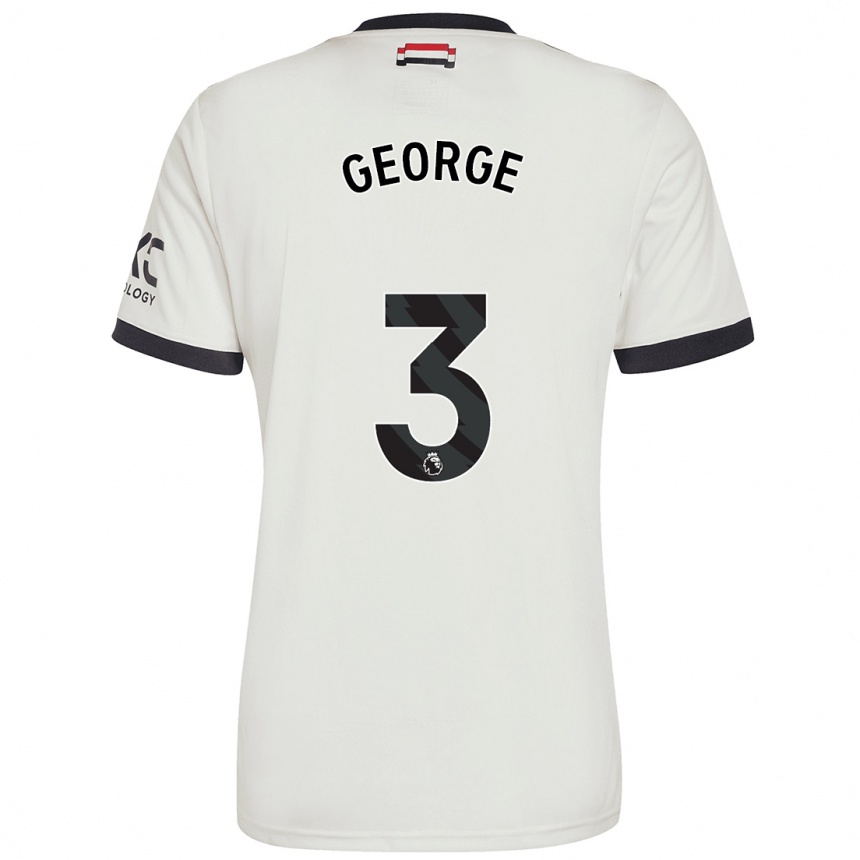 Vaikiškas Gabby George #3 Nespalvotas Trečias Marškinėliai 2024/25 T-Shirt